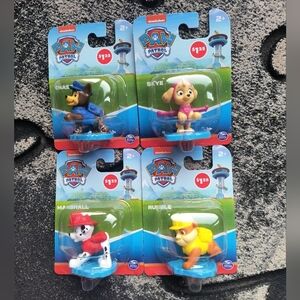 Paw Patrol Nickelodeon Figures Set Of 4 From Spin Master Skye Chase Marshall